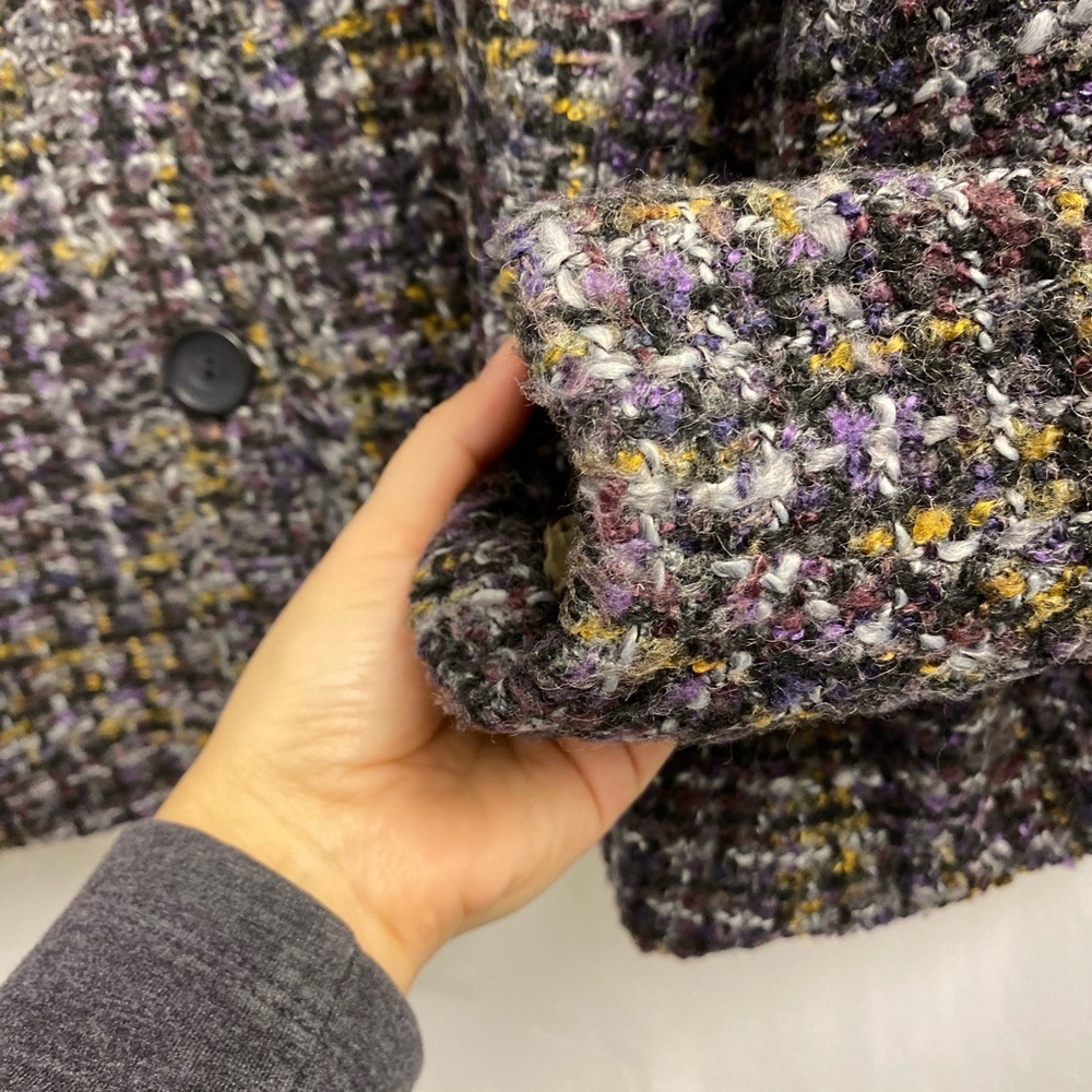 Proportion Multicolor Wool Blend Tweed Blazer - Picture 6 of 11